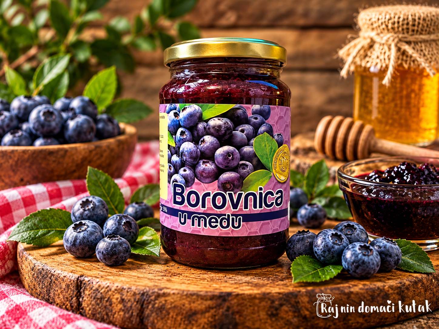 Borovnica u medu