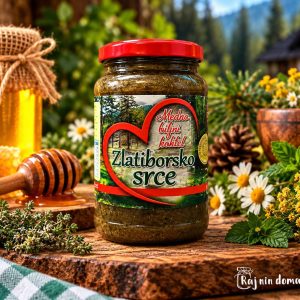 Zlatiborsko srce – medno biljni koktel